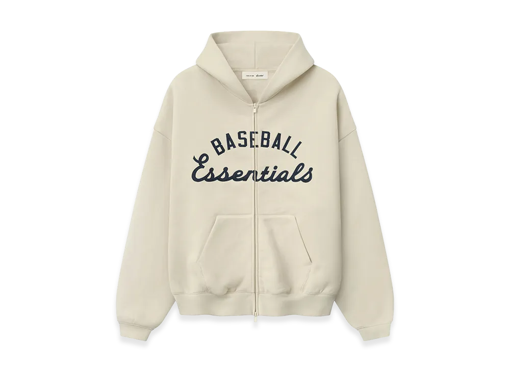 FEAR OF GOD ESSENTIALS MLB Full Zip Sport Hoodie "Oat"