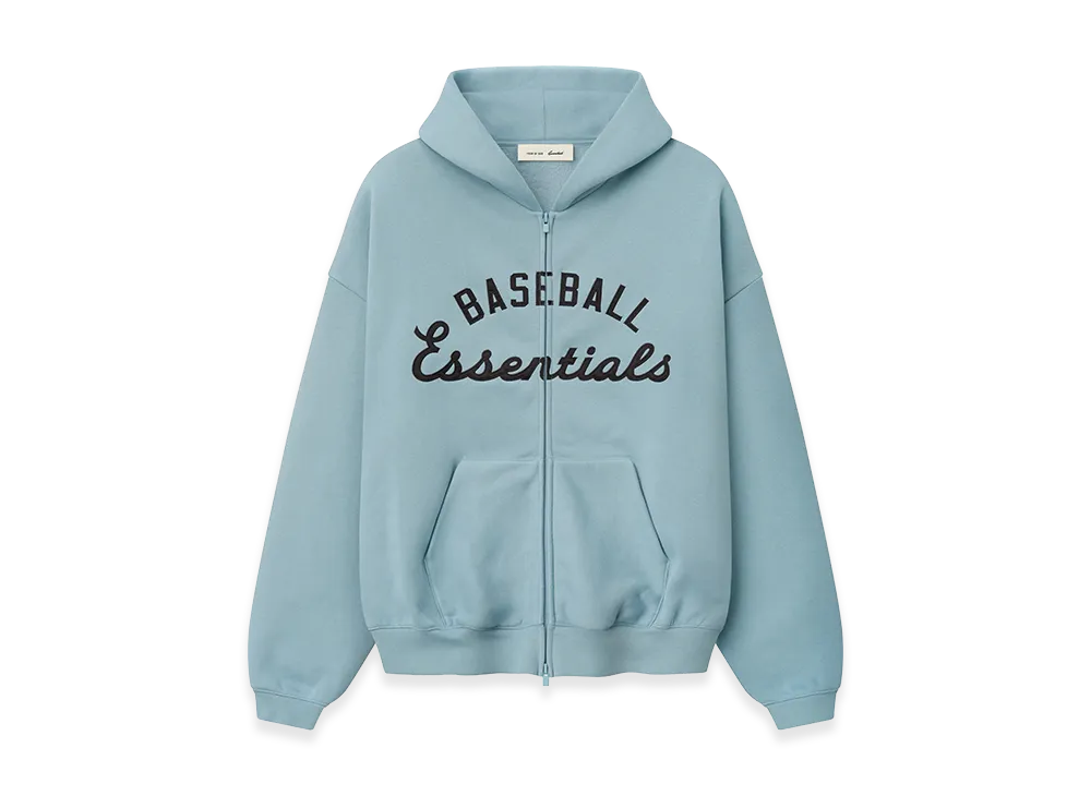 FEAR OF GOD ESSENTIALS Ml Full Zip Sport Hoodie "Stone Blue"