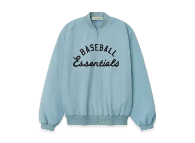 FEAR OF GOD ESSENTIALS MLB Full Zip Bomber "Stone Blue"