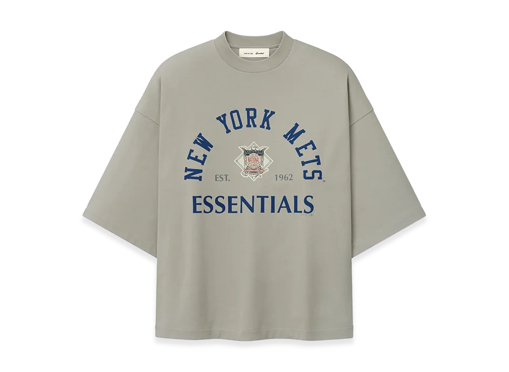 FEAR OF GOD ESSENTIALS Mets National League Merch Tee "Seal"