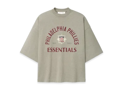 FEAR OF GOD ESSENTIALS Phillies National League Merch Tee "Seal Heather"