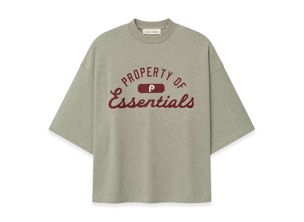 FEAR OF GOD ESSENTIALS Phillies Merch Tee "Seal Heather"
