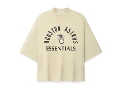 FEAR OF GOD ESSENTIALS Astros American League Merch Tee "Sandstone"