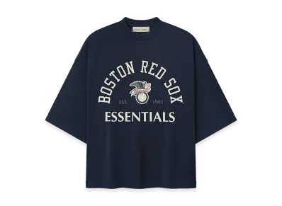 FEAR OF GOD ESSENTIALS Red Sox American League Merch Tee "Dark Sapphire"