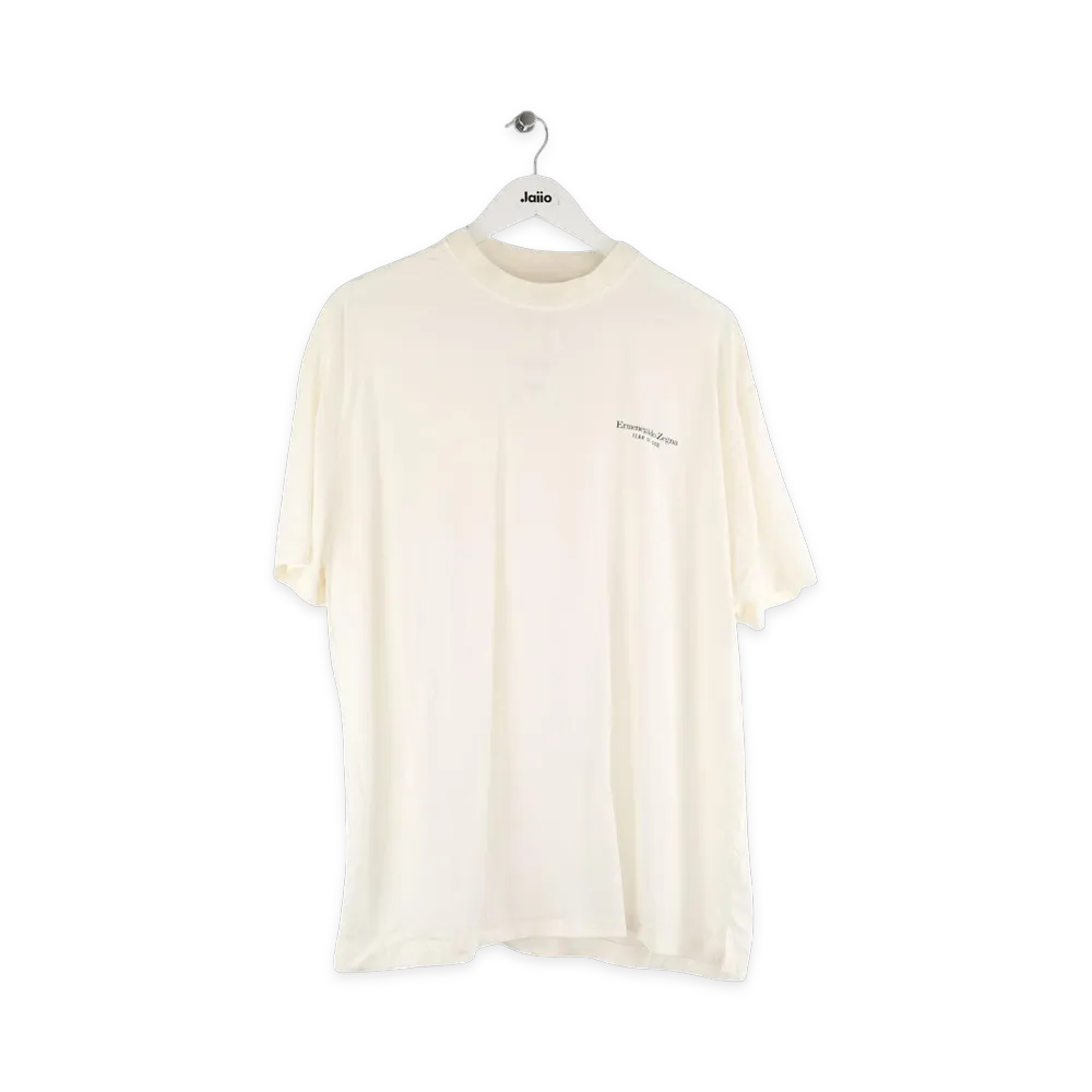 FEAR OF GOD Ermenegildo Zegna Logo T Shirt "White"