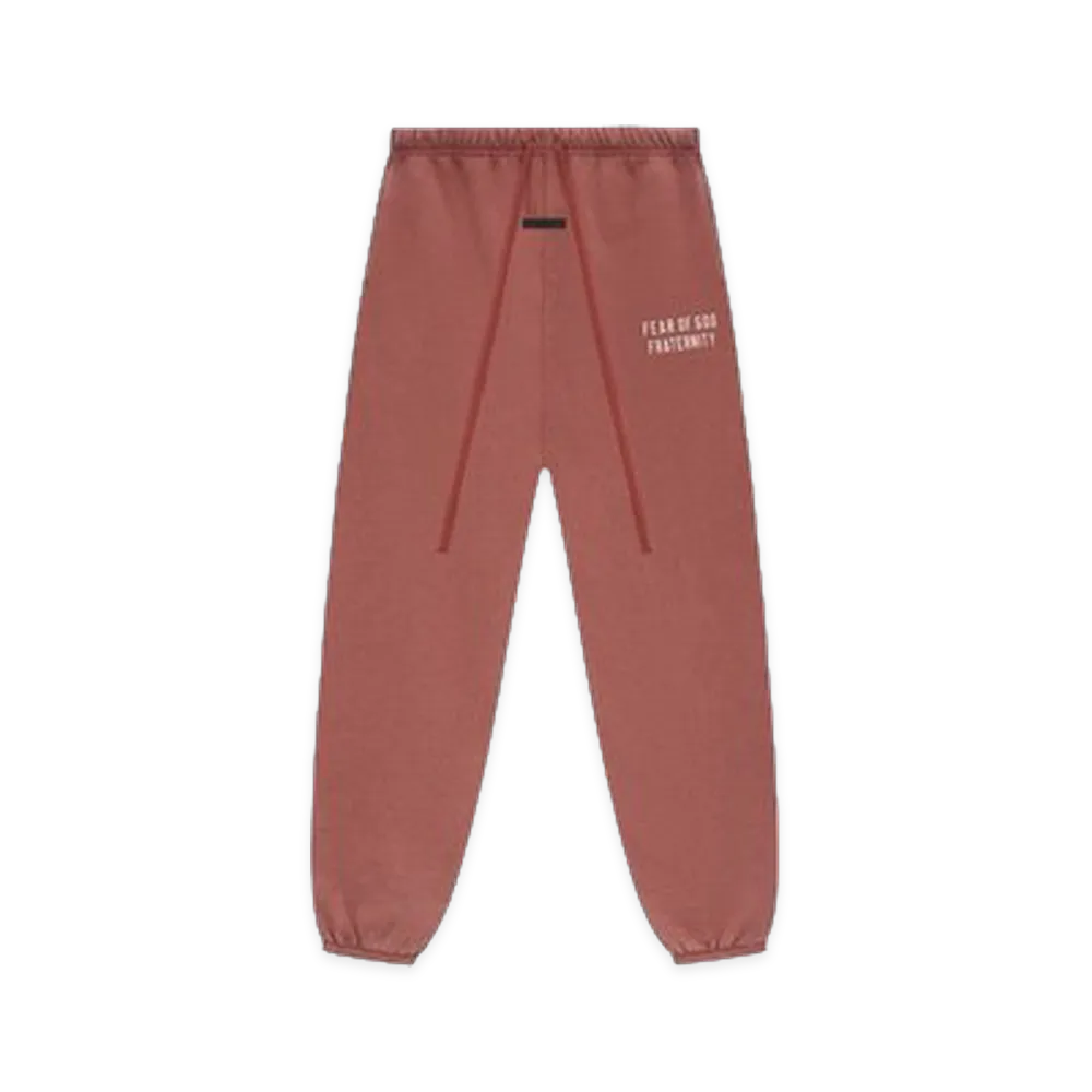 FEAR OF GOD ESSENTIALS Pants "Crimson"