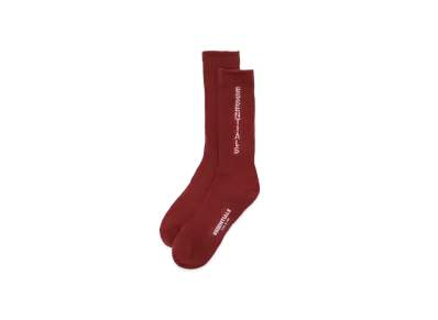 FEAR OF GOD Essentials Graphic Socks "Burgundy"