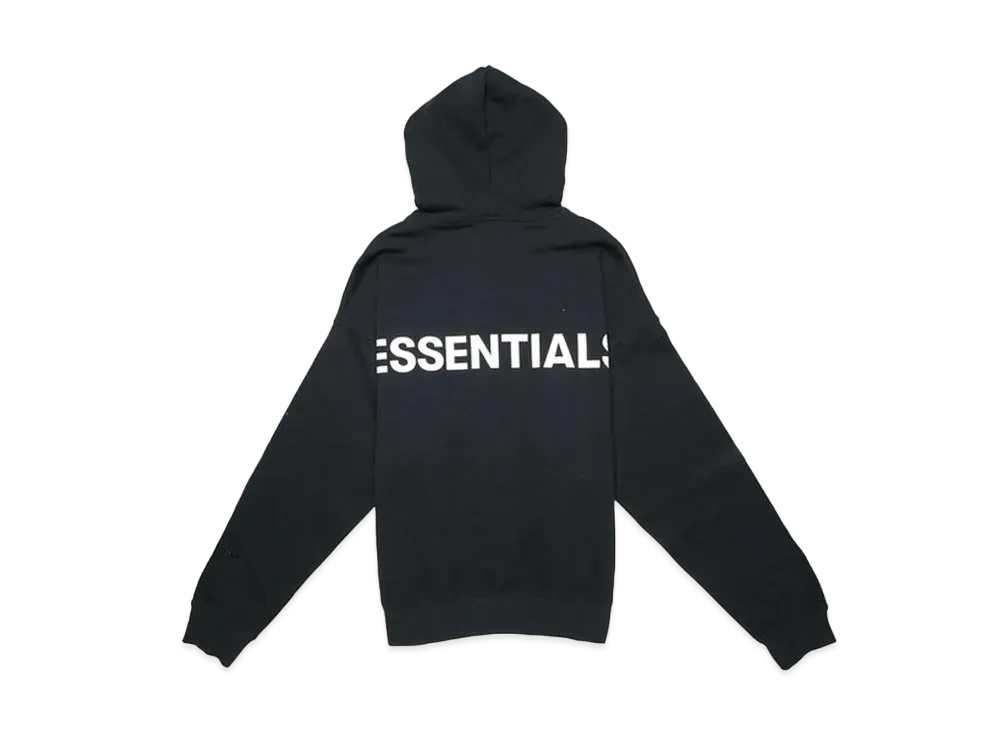 フィアオブゴッド エッセンシャルズ 3M ロゴ プルオーバー フーディー "ブラック"