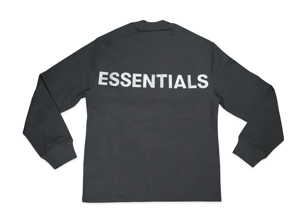FEAR OF GOD ESSENTIALS 3M Logo Crewneck Sweatshirt "Black"