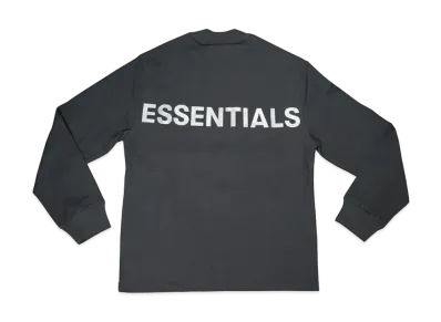 FEAR OF GOD ESSENTIALS 3M Logo Crewneck Sweatshirt "Black"