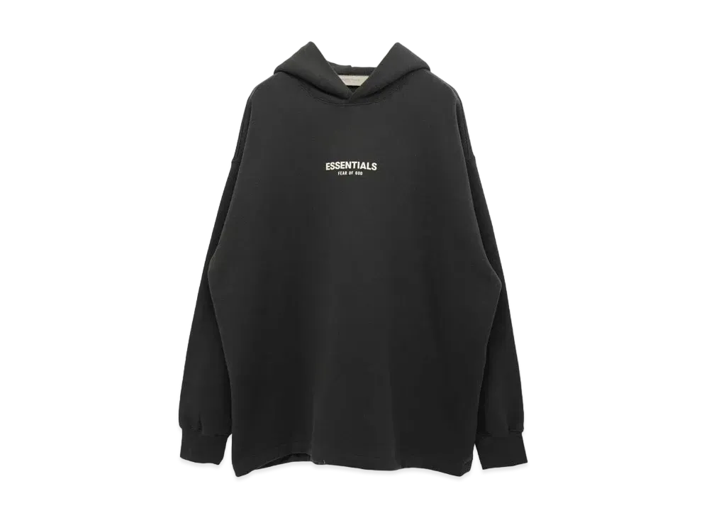 FEAR OF GOD ESSENTIALS LS HOODIE "Iron"