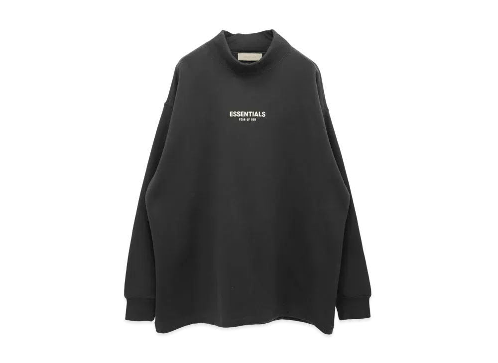 FEAR OF GOD ESSENTIALS LS MOCKNECK "Iron"