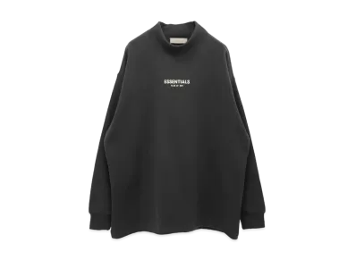 FEAR OF GOD ESSENTIALS LS MOCKNECK "Iron"