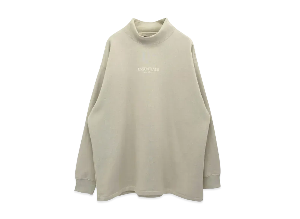 FEAR OF GOD ESSENTIALS LS MOCKNECK "Wheat"