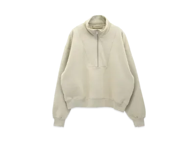 FEAR OF GOD ESSENTIALS 1/2 ZIP PO "Wheat"
