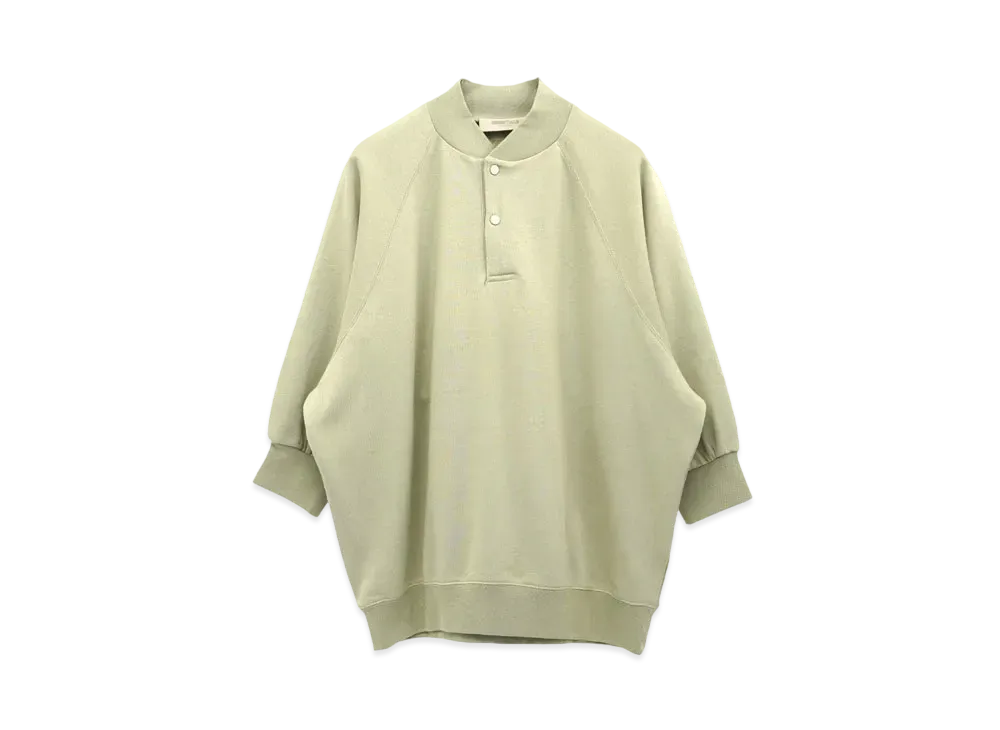 FEAR OF GOD ESSENTIALS HENLEY "Sea Foam"