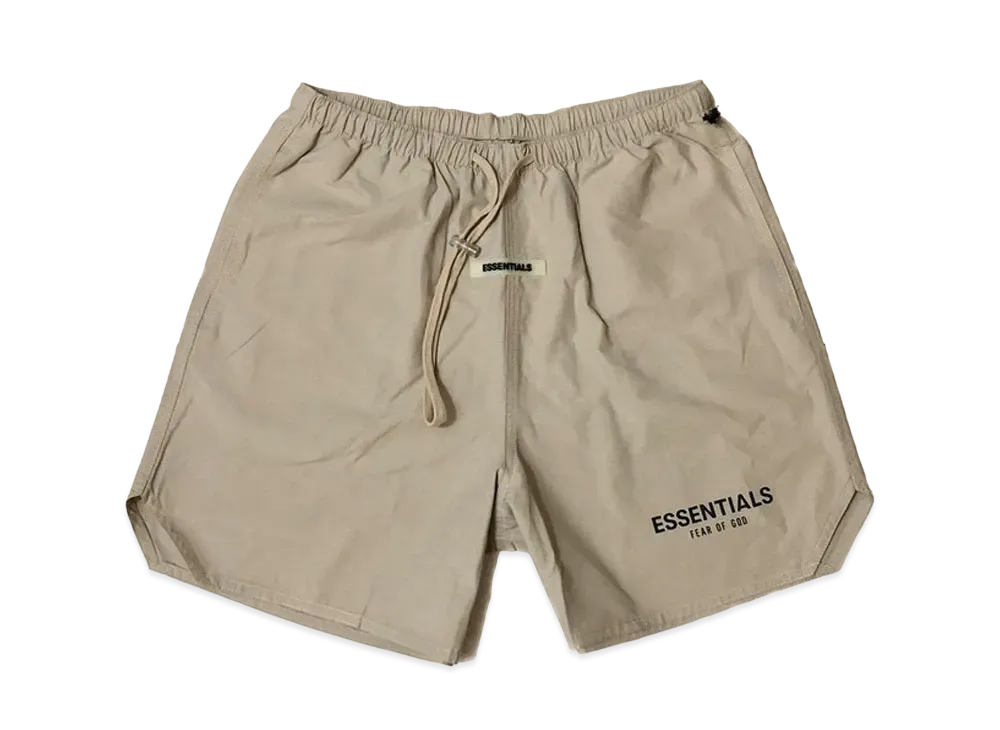FEAR OF GOD ESSENTIALS Nylon Active Shorts "Tan"