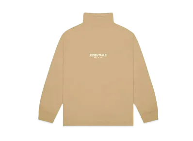 FEAR OF GOD ESSENTIALS Oak Relaxed Mock Neck Sweatshirt "Oak"