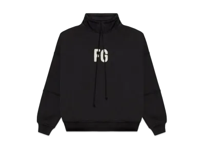FEAR OF GOD Mock Neck FG Pullover Sweatshirt "Black"