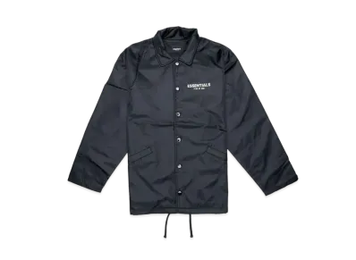 FEAR OF GOD ESSENTIALS Nylon Coach Jacket "Black"