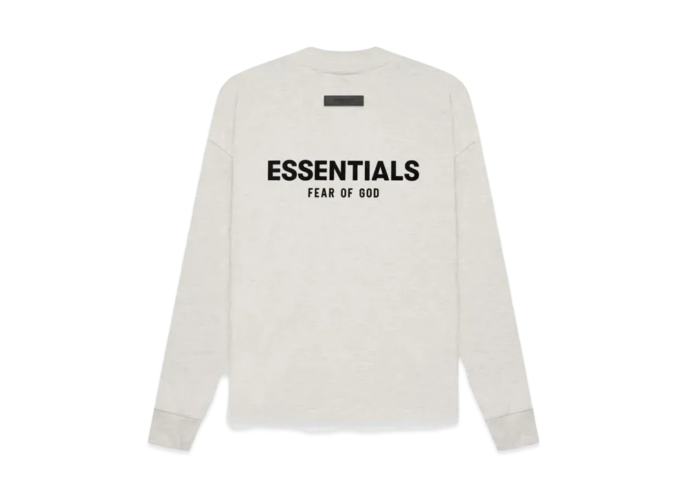 FEAR OF GOD ESSENTIALS LS Tee "Light Oatmeal"