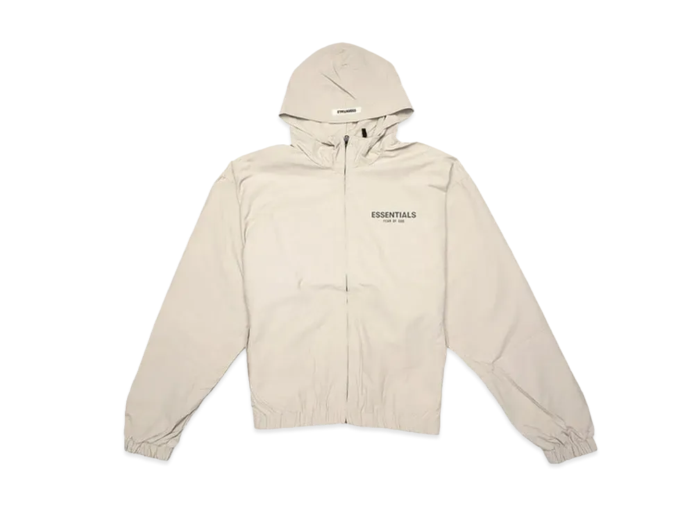 FEAR OF GOD ESSENTIALS Zip Anorak Windbreaker Jacket "Tan"