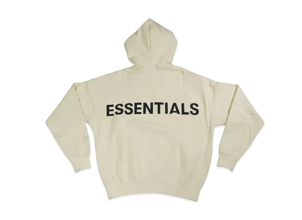 FEAR OF GOD ESSENTIALS 3M Logo Pullover Hoodie "Cream"