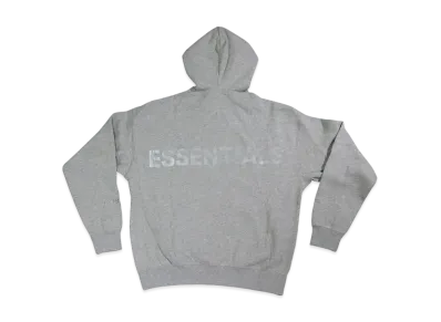 FEAR OF GOD ESSENTIALS 3M Logo Pullover Hoodie "Grey"