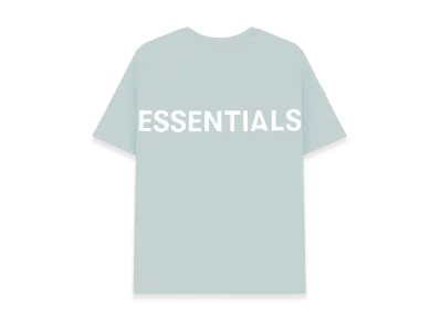 FEAR OF GOD ESSENTIALS 3M Logo Boxy T-Shirt "Light Blue"