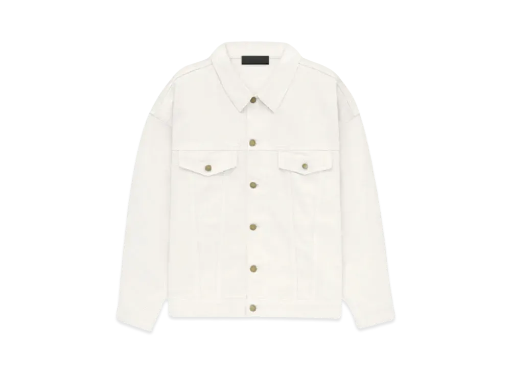 FEAR OF GOD ESSENTIALS Denim Jacket "Cloud Dancer"