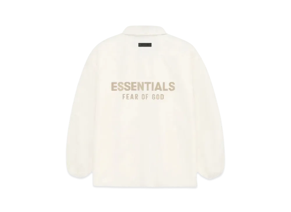 FEAR OF GOD ESSENTIALS Coaches Jacket "Cloud Dancer"
