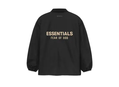 FEAR OF GOD ESSENTIALS Coaches Jacket "Jet Black"