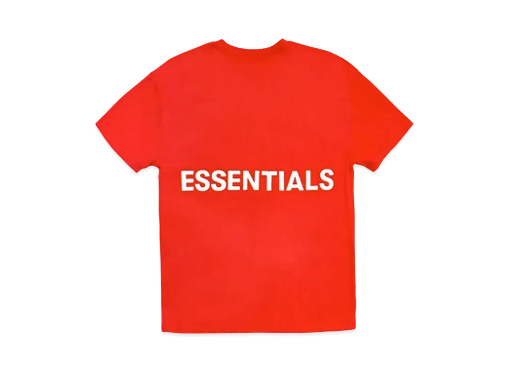 FEAR OF GOD Essentials Boxy Graphic T-Shirt "Red"