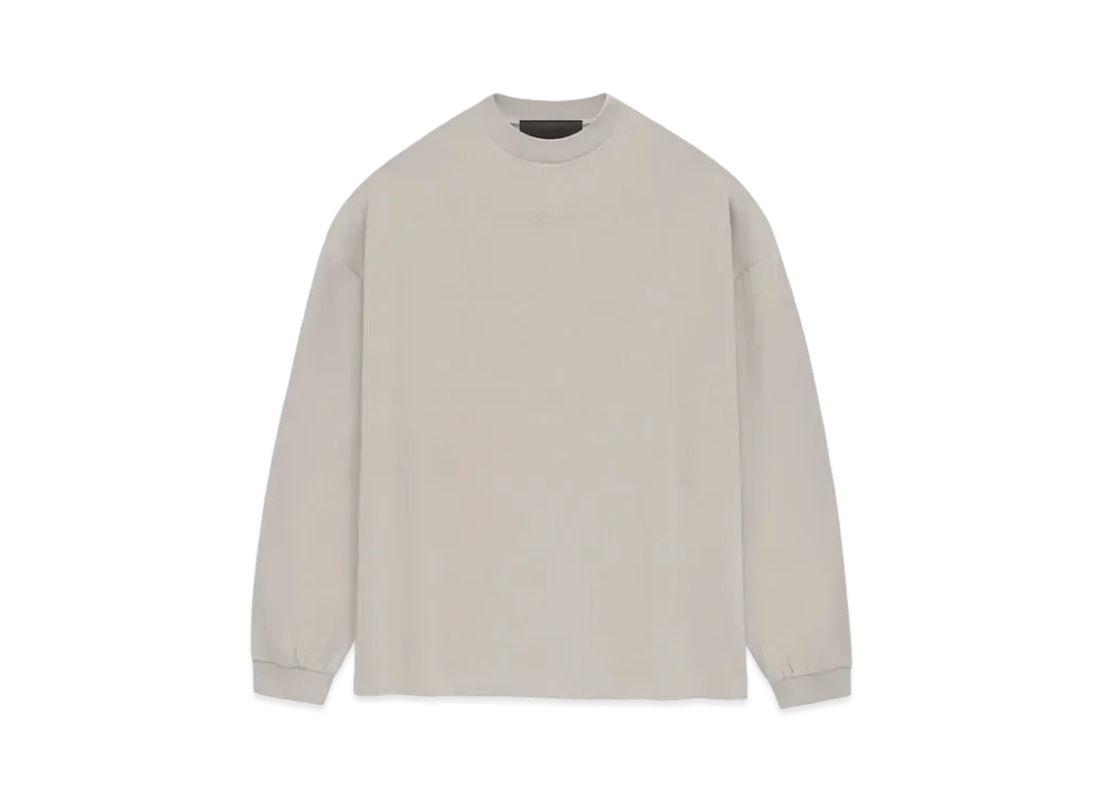 FEAR OF GOD ESSENTIALS LS Tee "Silver Cloud"