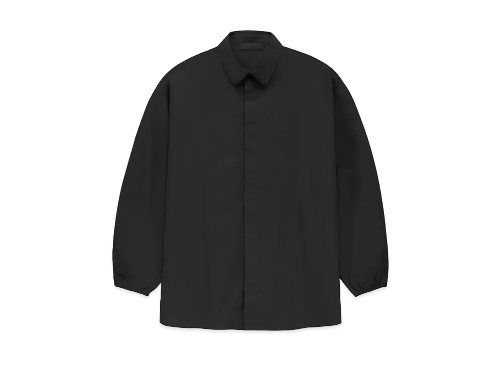 FEAR OF GOD ESSENTIALS Button Down Shirt "Jet Black"