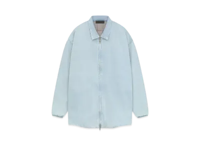 FEAR OF GOD ESSENTIALS Filled Shirt Jacket "Light Wash Denim"