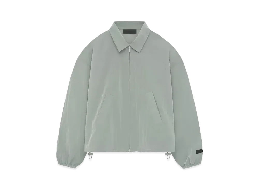 FEAR OF GOD ESSENTIALS Women's Crinkle Nylon Shell Bomber "Seal"