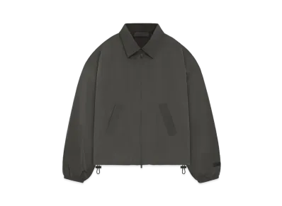 FEAR OF GOD ESSENTIALS Women's Crinkle Nylon Shell Bomber "Ink"