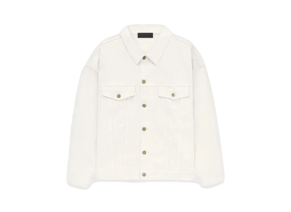 FEAR OF GOD ESSENTIALS Denim Jacket "Cloud Dancer"