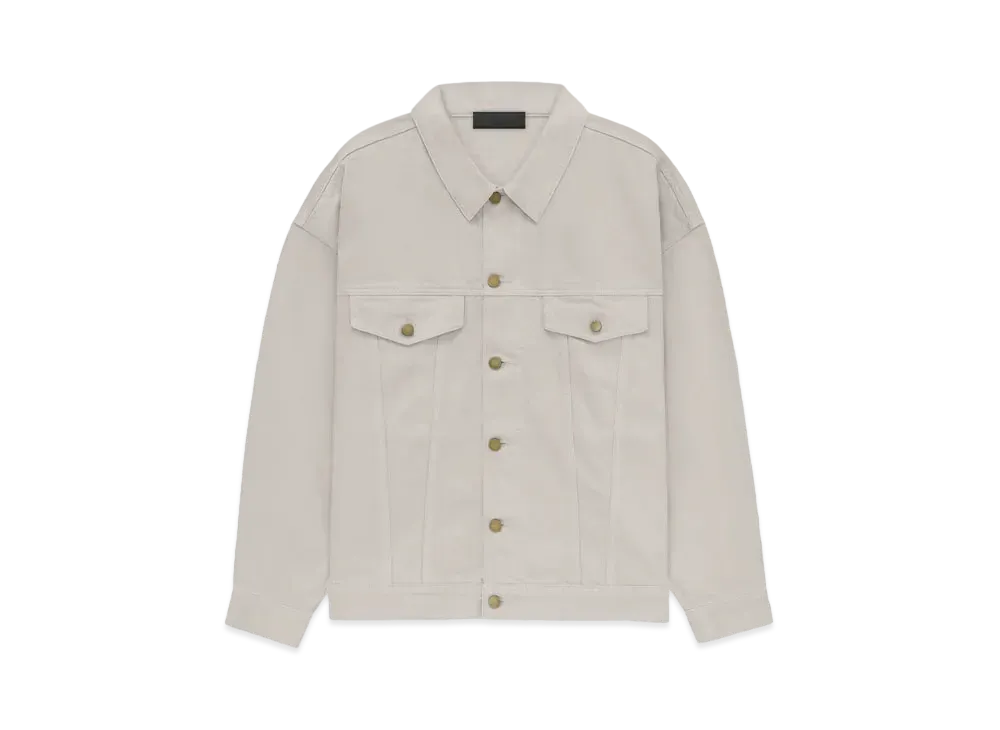 FEAR OF GOD ESSENTIALS Denim Jacket "Silver Cloud"