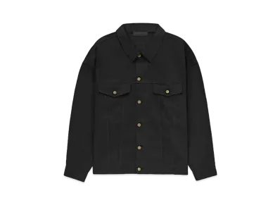 FEAR OF GOD ESSENTIALS Denim Jacket "Jet Black"