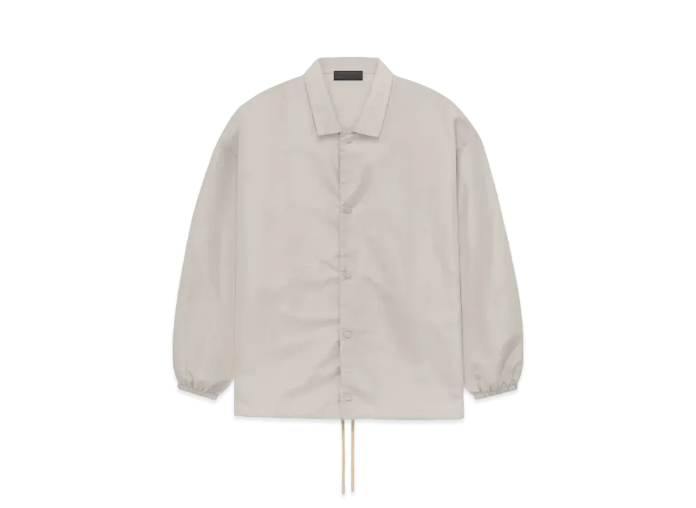 FEAR OF GOD ESSENTIALS Coaches Jacket "Silver Cloud"