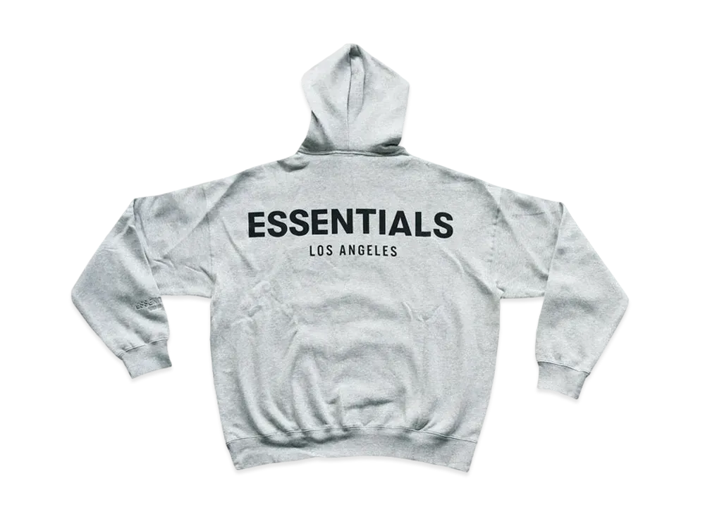 フィアオブゴッド エッセンシャルズ ロサンゼルス 3M プルオーバー フーディー "グレー"