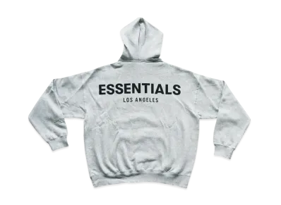 FEAR OF GOD ESSENTIALS Los Angeles 3M Pullover Hoodie "Grey"
