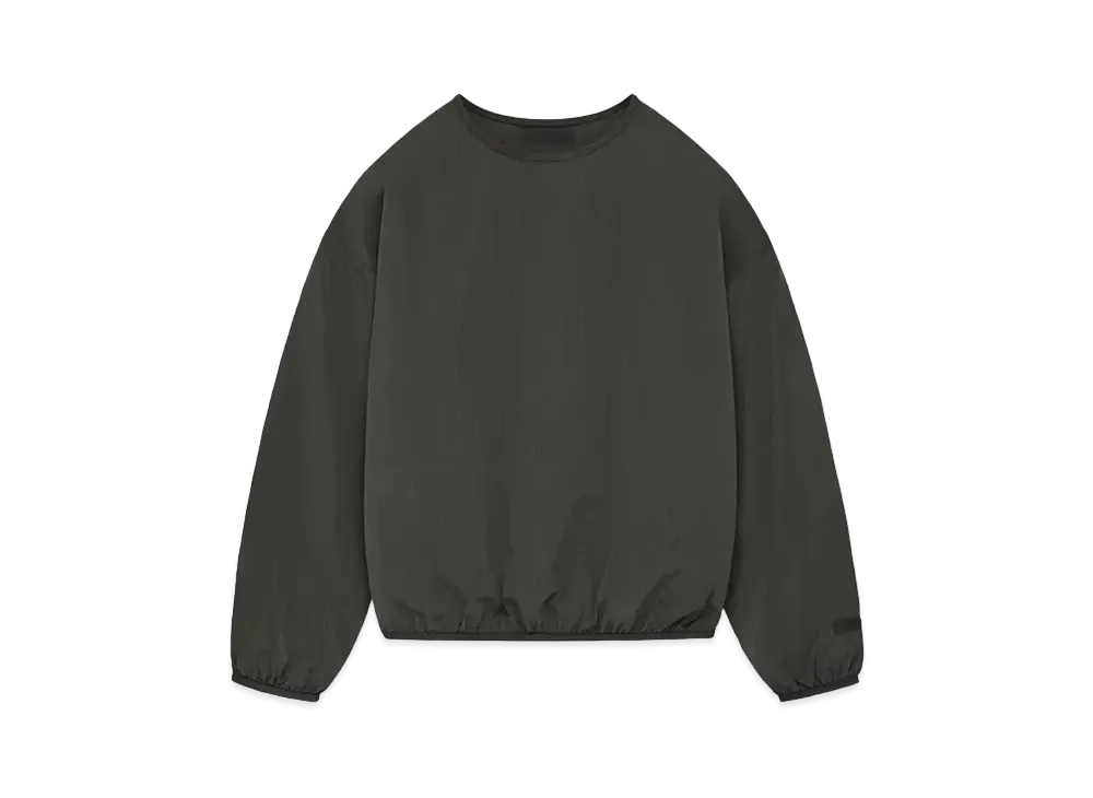 FEAR OF GOD ESSENTIALS Crinkle Nylon Pullover Crewneck "Ink"