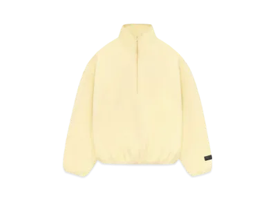 FEAR OF GOD ESSENTIALS Polar Fleece Halfzip Mockneck "Garden Yellow"