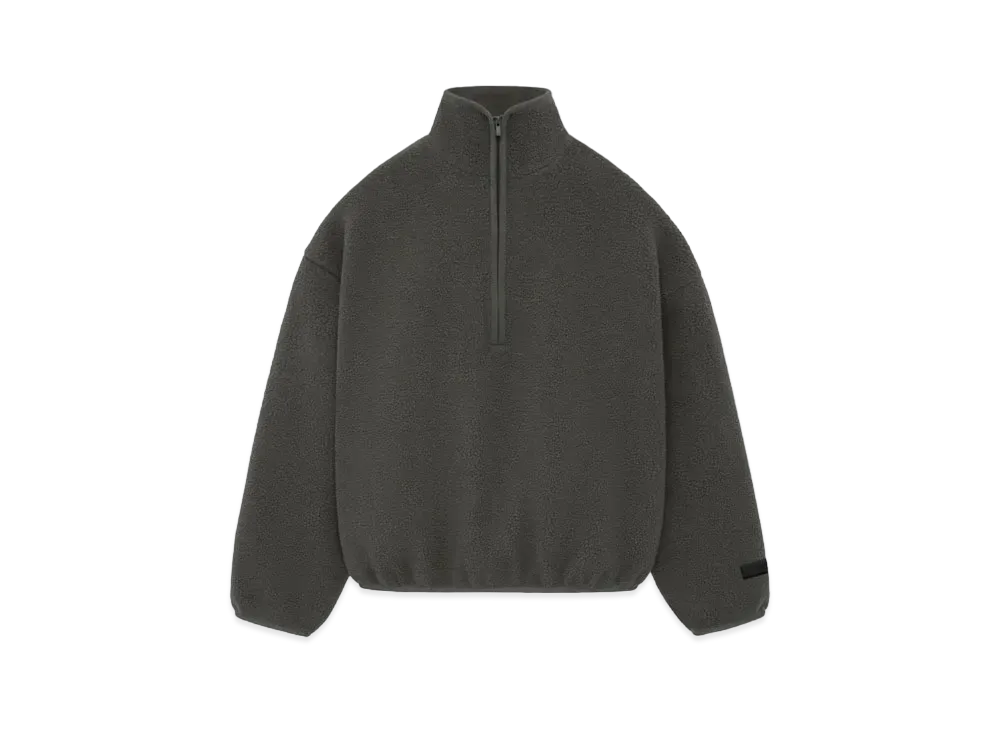 FEAR OF GOD ESSENTIALS Polar Fleece Halfzip Mockneck "Ink"