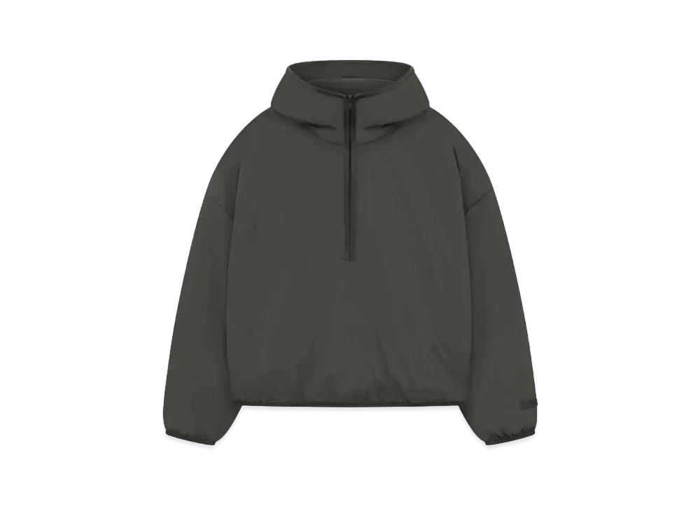 FEAR OF GOD ESSENTIALS Filled Halfzip Hoodie "Ink"
