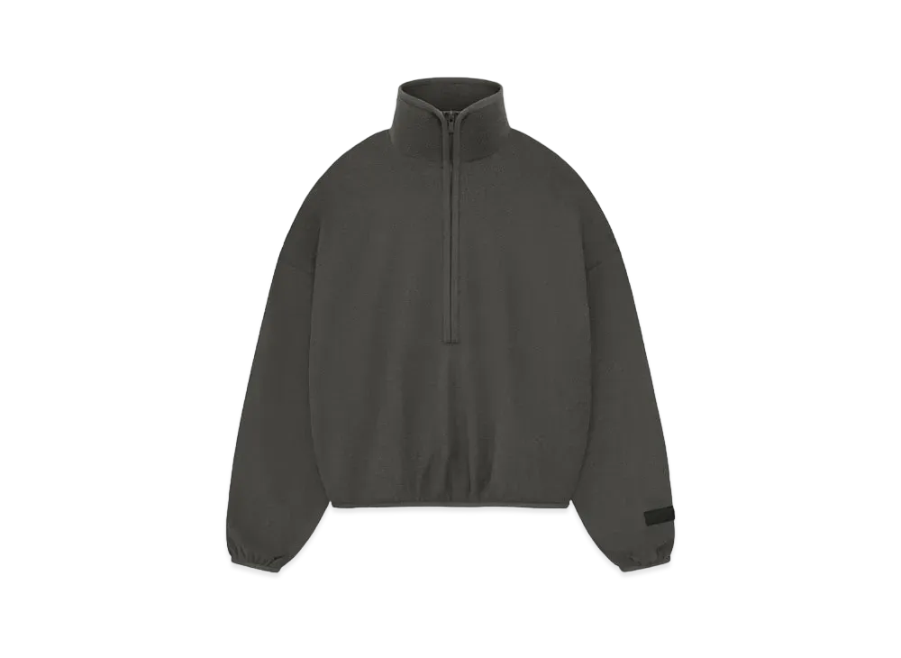 FEAR OF GOD ESSENTIALS Women's Halfzip Mockneck "Ink"