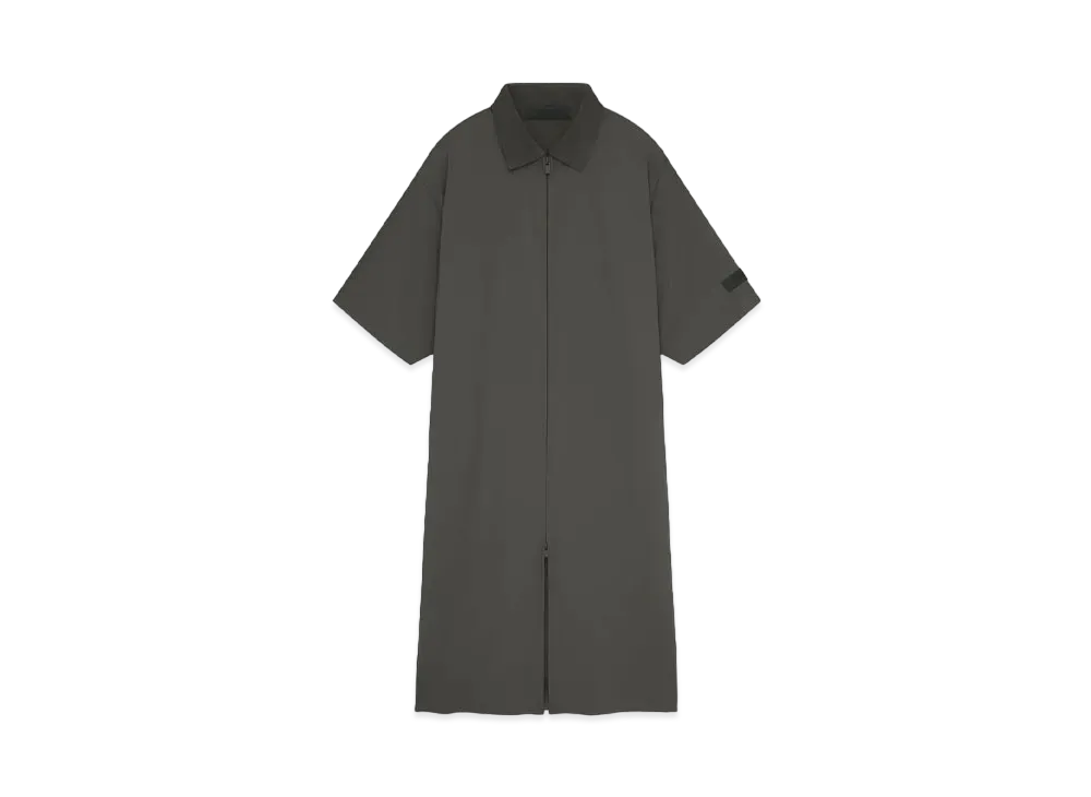 FEAR OF GOD ESSENTIALS Women's Fullzip Polo Dress "Ink"